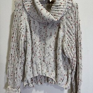 Cozy Speckled Knit Sweater